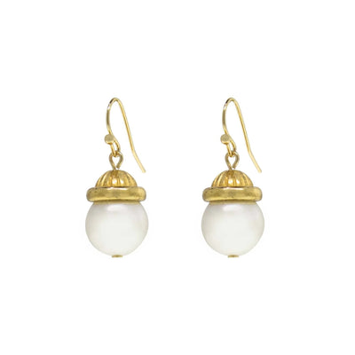 Petite Pearl Drop Earrings