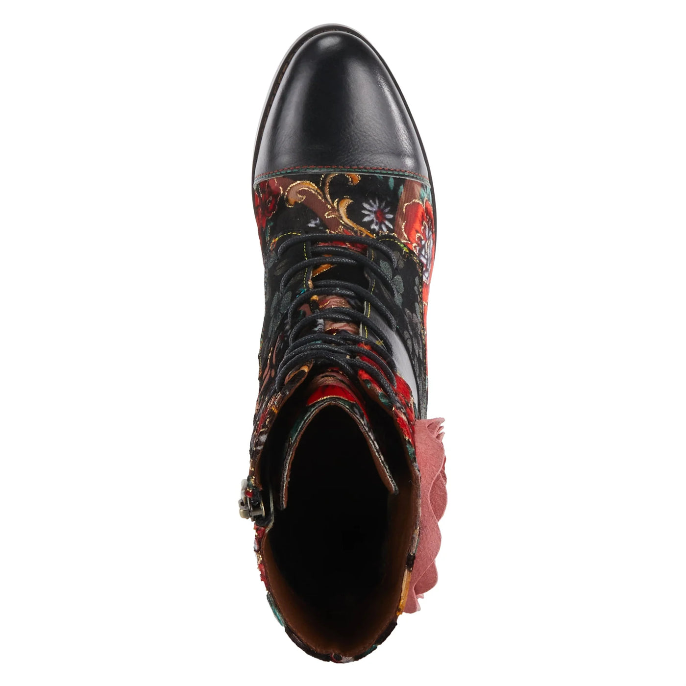 Roselia Boots in Black Multi